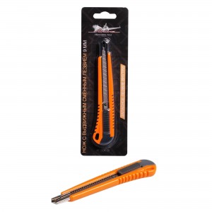 Нож с выдвижным лезвием 9 мм "AIRLINE" AT-SOK-01 AIRLINE