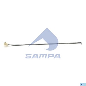 тяга! замка двери кабины\ Scania 124 044381 SAMPA