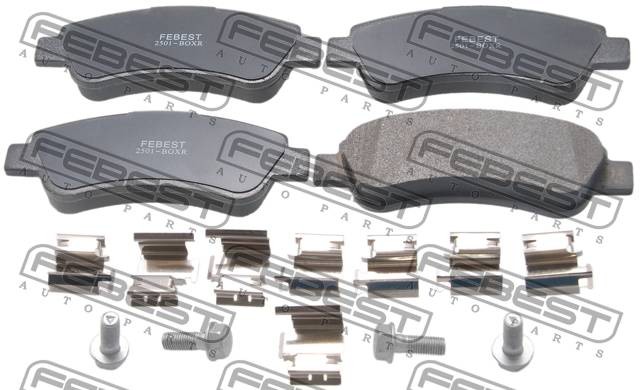 колодки дисковые задние!\ Citroen Jumper 2.2HDi 06> 2501-BOXR FEBEST