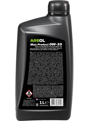 AREOL Max Protect 0W30 (1L) масло моторное! синт ACEA A3/B4, API SN/CF, MB 229.3 0W30AR057 AREOL