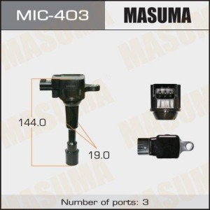 катушка зажигания!\ Mazda 3 1.4-2.3i 03-09 MIC-403 MASUMA