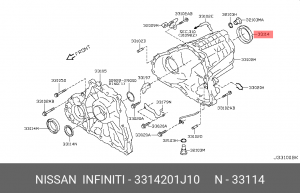 NISSAN INFINITI FX 35/50 (S51) (2008>) 33142-01J10 NISSAN