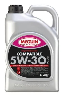 6562 Meguin Синт-ое мот.масло megol Motorenoel Compatible SAE . SP C3 (5л) 6562 MEGUIN