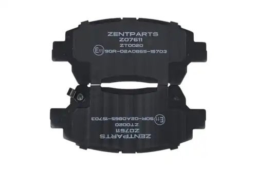 колодки дисковые передние! Toyota Yaris 1.0i-1.5i/1.4D 99>/Celica 1.8i WT-i 99> Z07611 ZENTPARTS