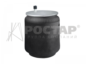 Рессора пневматическая со стаканом; (2 отв.+штуц. / 1 отв.); Schmitz Trailer пла R4159DGL15 ROSTAR