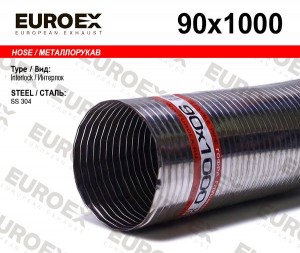 металлорукав нержавеющий! 90x1000\ 90X1000 EUROEX