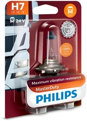 Лампа 24V H7 70W PX26d блистер (1шт.) Master Duty PHILIPS 13972MDB1 PHILIPS