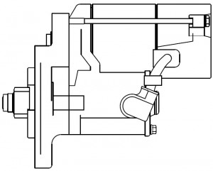 Стартер для а/м Toyota Land Cruiser Prado J120 (02-) 4.0i 2кВт LSt 1916 LST 1916 START VOLT