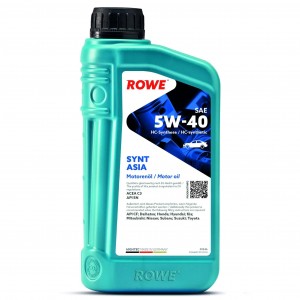 Масло моторное ROWE HIGHTEC SYNT ASIA C3/SN/CF 5W40 синт.1л 20246-0010-99 ROWE