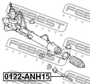 тяга рулевая!\ Toyota Alphard 02-08 0122-ANH15 FEBEST