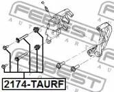 Ремкомплект передн суппорта FORD EXPLORER 02-13 2174-TAURF 2174-TAURF FEBEST