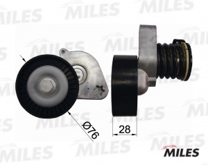 Натяжитель ремня приводного MERCEDES BENZ W203/W211 1.8-2.3 02- AG00082 AG00082 MILES