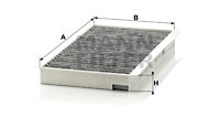 Фильтр салонный угольный (1шт в упаковке) CUK3139 CUK3139 MANN FILTER