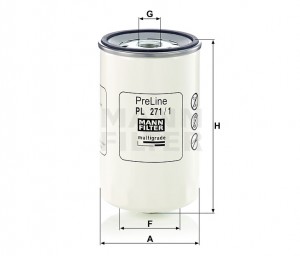 Фильтр топливный PL271/1 PL 271-1 MANN FILTER