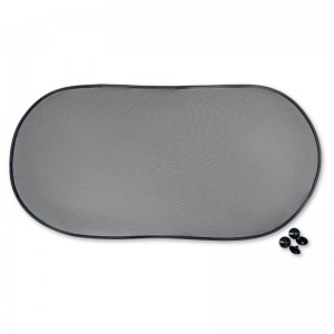 Шторка автомобильная для заднего стекла 100х50см присоска черная сетка 1шт. AVS 43093 AVS