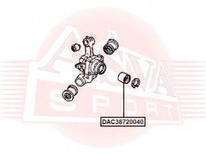 ПОДШИПНИК СТУПИЧНЫЙ DAC38720040 DAC38720040 ASVA