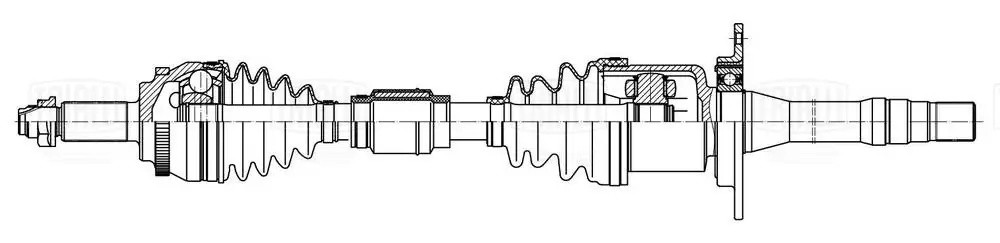 Привод для а/м Geely Coolray (19-) 1.5T (перед. прав.) (AR 1218) AR 1218 TRIALLI