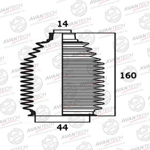 Пыльник рулевой системы Avantech BS0101 AVANTECH