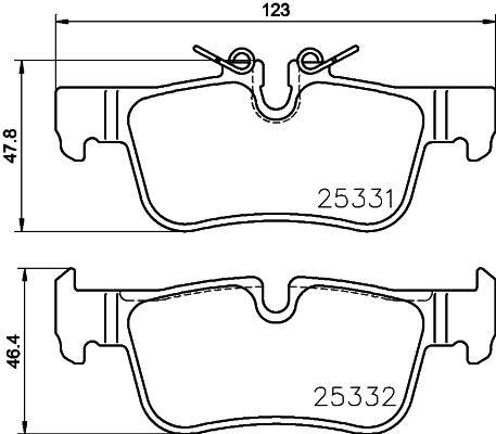Колодки тормозные P06094 P06094 BREMBO