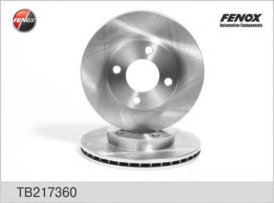 Диск тормозной Audi 80 86-91, 90 87-91, 100 76-91 TB217360 FENOX