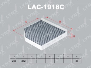 AUDI A6 [C7,4G] (2011>) УГОЛЬНЫЙ LAC-1918C LYNXAUTO
