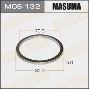 прокладка глушителя!\ Toyota Camry/Carina/Previa 2.0/2.2/2.4 16V <96 MOS-132 MASUMA
