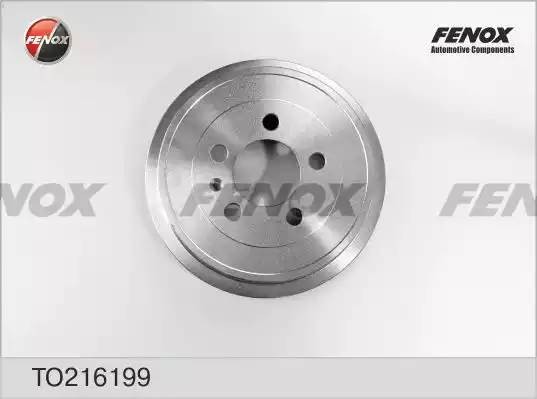 Барабан тормозной задний TO216199 FENOX