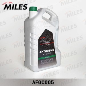 Антифриз концентрат G11 (зеленый, SUPER LONG LIFE COOLANT) 5кг AFGC005 AFGC005 MILES