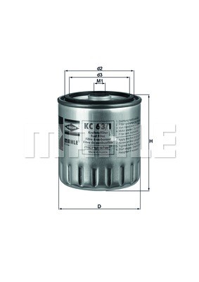 MERCEDES BENZ 2.0-3.5D/TD 85>> KC63/1D MAHLE KNECHT