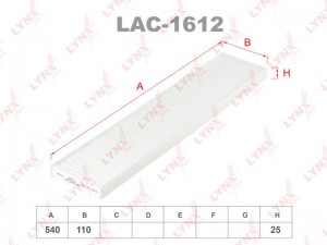 FORD GALAXY/VW SHARAN 1.9-2.8 НЕ УГОЛЬНЫЙ LAC-1612 LYNXAUTO