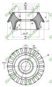 Опора амортизатора CHEVROLET (Aveo T250, T255) Front M61003 M61003 SENSEN