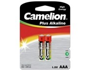 Батарейка AAA LR03 1.5V блистер 2шт. (цена за 1шт.) Alkaline Plus CAMELION LR03BP2 CAMELION