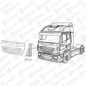 дефлектор !левый \ IVECO STRALIS AT-AD 530161 COVIND