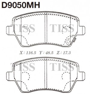 D9050M-01 колодки дисковые ! передние\ Opel Agila, Suzuki Swift 1.0-1.6i/1.3D 05 D9050MH MK KASHIYAMA