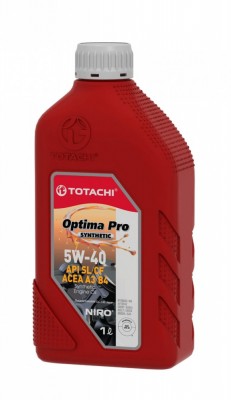 Масло моторное TOTACHI NIRO Optima PRO Synthetic 5w-40 SL/CF пLаст. 1л 1C601 1C601 TOTACHI