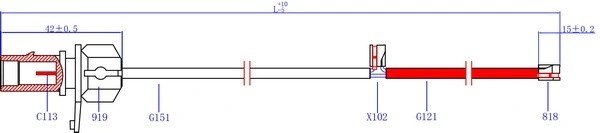 Датчик износа тормозных колодок AUDI Q5 2.0 SWS2900 SWS2900 SANGSIN