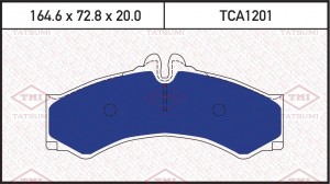 Колодки тормозные дисковые передние MERCEDES Sprinter 95-VW LT 96- TCA1201 TCA1201 TATSUMI