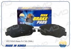 Колодки тормозные дисковые AMDBF134 AMD.BF134 AMD