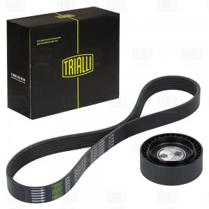 р/к привода! ремень, ролик\ Lada Vesta 1.6i/1.8i AC 15> GD1203 TRIALLI