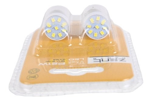к-кт ламп! LED белый(BA15S) P21W 13SMD 5050 12V (блистер 2шт) Z09010 ZENTPARTS
