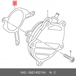 ПРОКЛАДКА/DICHTUNG 06E145215A 06E 145 215 A VAG