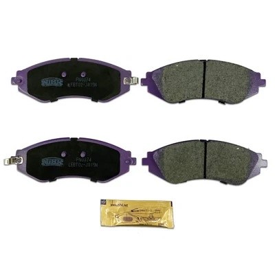 Колодки тормозные DAEWOO Nexia,Nubira CHEVROLET Lacetti (03-) передние (4шт.) NI PN0374 NIBK