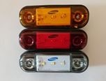 Фонарь контурный (красный) диодный 3LED (плата SAMSUNG) 12-24V арт .160-02-3LED  160-02-3LED TEH AVTO SVET