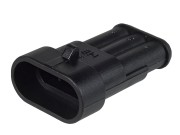 р/к разъема! плоск 3-pin SUPER SEAL к-кт 'папа'+'мама', личинки, уплотн.\ Univer 8801418SX STELLOX