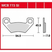 Колодки дисковые MCB773SI MCB773SI TRW LUCAS