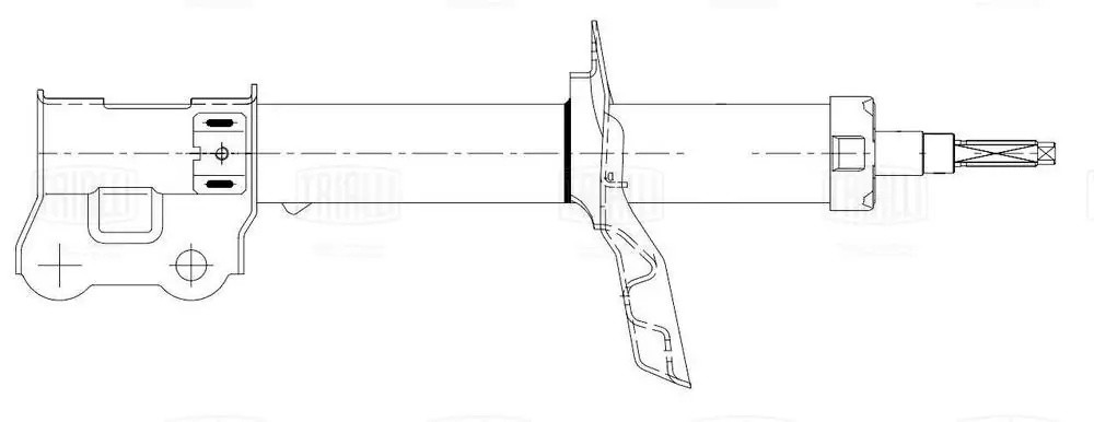 Амортизатор Kia Soul (09-) (стойка) пер. прав. (AG 08342) AG 08342 TRIALLI