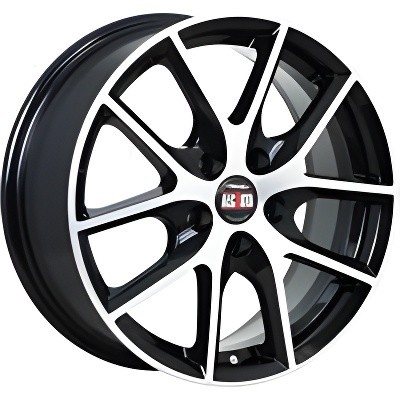 Alcasta M59 16.0 / 6.5J PCD 5x114.30 ET 45.00 ЦО 67.10 Литой / Черный с полирова 9319798 ALCASTA