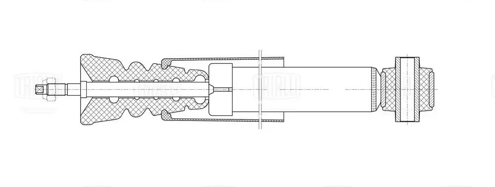 Амортизатор Hyundai Elantra VI (15-) задн. (AG 08546) AG08546 TRIALLI