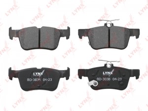 Колодки тормозные дисковые задние BD-3038 LYNXAUTO
