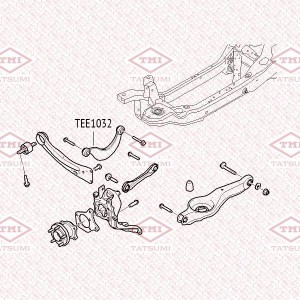 Рычаг задней подвески верхний L/R FORD Focus/C-Max 98-MAZDA 3/5 03-VOLVO C30/S40 TEE1032 TATSUMI
